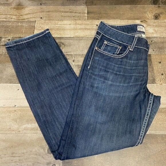Buffalo David Bitton Evan Basic Slim Straight Blue Jeans Mens 34x32 (34x31.5) - Picture 1 of 10